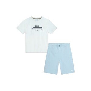 BOSS Kidswear Set  pastelovo modrá / svetlomodrá / čierna