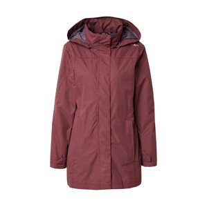 CMP Outdoorový kabát  ružová / burgundská