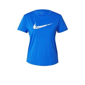 NIKE Funkčné tričko 'ONE SWSH HBR'  kráľovská modrá / biela