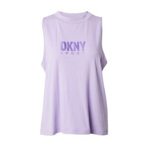 DKNY Performance Športový top  tmavofialová / fialová melírovaná