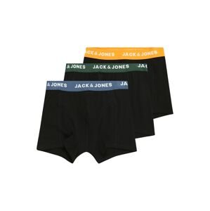 Jack & Jones Junior Nohavičky 'Gab'  kráľovská modrá / jedľová / oranžová / čierna