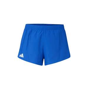 ADIDAS PERFORMANCE Športové nohavice 'Adizero Essentials'  modrá / biela