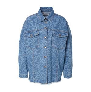 PULZ Jeans Prechodná bunda 'AMALA'  modrá denim / svetlomodrá