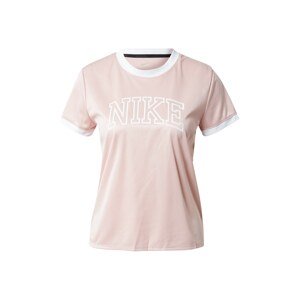 NIKE Funkčné tričko 'SWOOSH'  rosé / biela