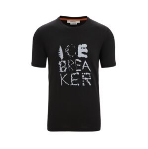 ICEBREAKER Funkčné tričko  svetlosivá / čierna