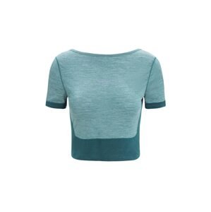 ICEBREAKER Funkčné tričko 'ZoneKnit'  smaragdová / zelená melírovaná / pastelovo fialová