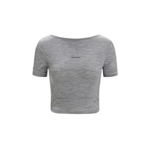 ICEBREAKER Funkčné tričko 'ZoneKnit'  sivá / čierna