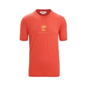 ICEBREAKER Funkčné tričko 'Tech Lite II'  žltá / oranžovo červená