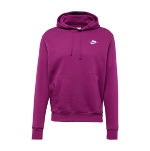Nike Sportswear Mikina 'Club Fleece'  purpurová / biela