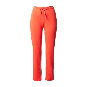 ADIDAS SPORTSWEAR Športové nohavice 'Dance All-gender Versatile French Terry'  oranžovo červená / biela