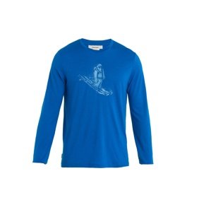 ICEBREAKER Funkčné tričko 'Tech Lite II Skiing Yeti'  modrá / svetlomodrá