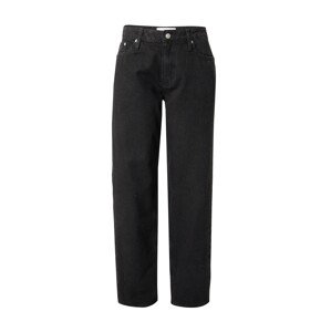 Calvin Klein Jeans Džínsy '90'S STRAIGHT'  čierny denim / biela