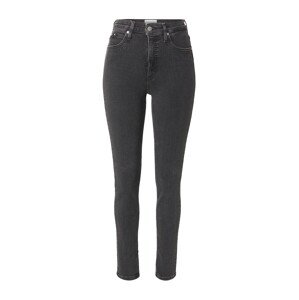 Calvin Klein Jeans Džínsy 'HIGH RISE SKINNY'  čierny denim
