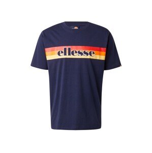ELLESSE Tričko 'Driletto'  námornícka modrá / oranžová / svetločervená / biela