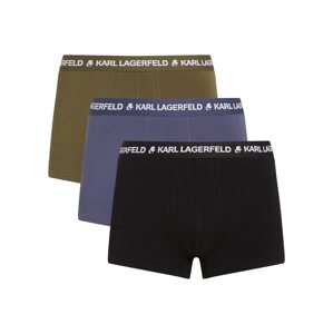 Karl Lagerfeld Boxerky  modrá / kaki / biela