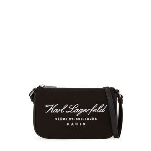 Karl Lagerfeld Taška cez rameno 'Hotel'  čierna / biela