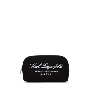 Karl Lagerfeld Kozmetická taška  čierna / biela