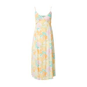 BILLABONG Letné šaty 'SUMMER SHINE'  svetložltá / nefritová / broskyňová / ružová