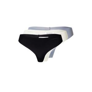Calvin Klein Underwear Tangá 'Invisibles'  sivá / čierna / biela