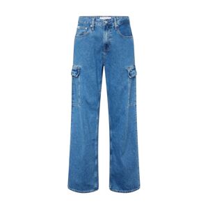 Calvin Klein Jeans Rifľové kapsáče '90'S LOOSE'  modrá denim