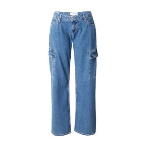Calvin Klein Jeans Rifľové kapsáče 'EXTREME LOW RISE BAGGY'  modrá denim