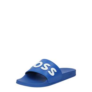 BOSS Black Plážové / kúpacie topánky 'Kirk'  modrá / biela