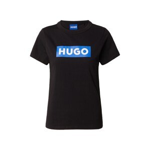 HUGO Tričko 'Classic'  modrá / čierna / biela