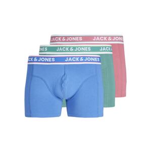 JACK & JONES Boxerky 'CONNOR'  modrá / zelená / ružová / biela
