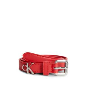 Calvin Klein Jeans Opasky  svetločervená / strieborná