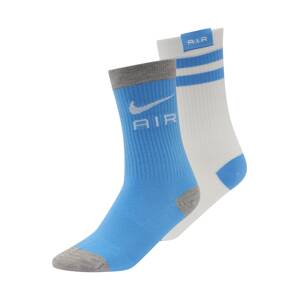 NIKE Športové ponožky 'Everyday Essentials'  modrá / sivá melírovaná / biela