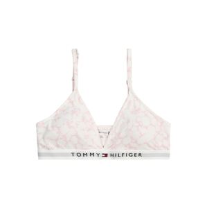 Tommy Hilfiger Underwear Podprsenka  svetlosivá / pastelovo ružová / biela