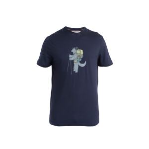ICEBREAKER Funkčné tričko '150 Tech Lite III'  modrá / námornícka modrá / pastelovo modrá / žltá / čierna