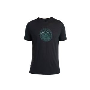 ICEBREAKER Funkčné tričko 'Cool-Lite Sphere III'  tyrkysová / čierna