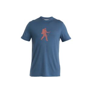 ICEBREAKER Funkčné tričko '150 Tech Lite III Trail Hik'  modrá / hrdzavohnedá