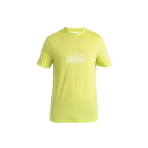 ICEBREAKER Funkčné tričko 'Tech Lite III'  neónovo žltá / biela