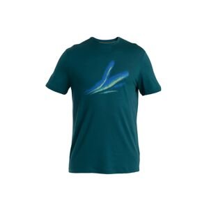 ICEBREAKER Funkčné tričko 'Tech Lite III'  modrá / limetová / petrolejová