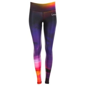 Winshape Športové nohavice 'AEL102'  fialová / tmavofialová / oranžová / čierna