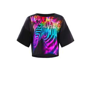 Winshape Funkčné tričko 'DT109LS'  svetlomodrá / fialová / červená / čierna