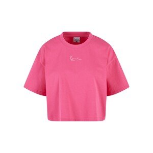 Karl Kani Oversize tričko  ružová / biela