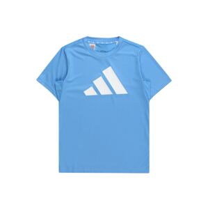 ADIDAS SPORTSWEAR Funkčné tričko 'Essentials'  azúrová / biela