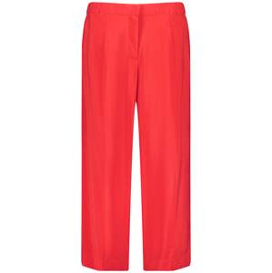 SAMOON Plisované nohavice  červená