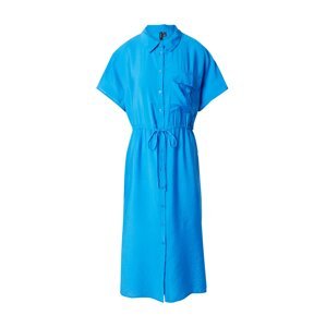 VERO MODA Košeľové šaty 'IRIS'  modrá