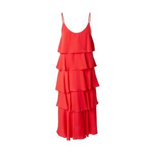 VILA Kokteilové šaty 'AMALITA'  červená