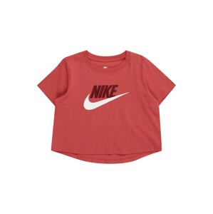 Nike Sportswear Tričko  merlotová / brusnicová / biela