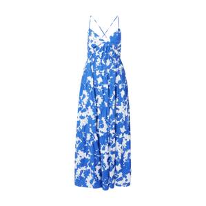 Abercrombie & Fitch Letné šaty  modrá / biela