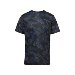 Reebok Funkčné tričko 'TRAIN MOTION'  modrá / modrosivá / čierna