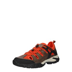 Dockers by Gerli Trekingové sandále  hnedá / oranžovo červená / čierna