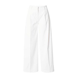 Warehouse Plisované nohavice  biela