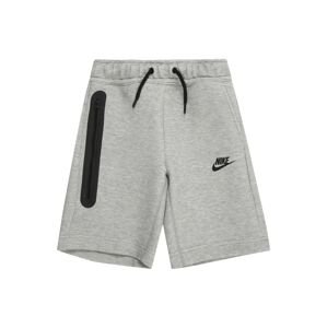Nike Sportswear Nohavice 'Tech Fleece'  sivá / čierna