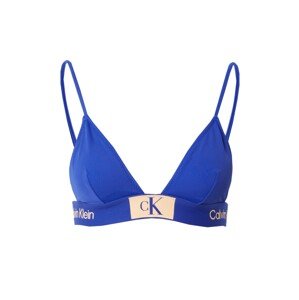 Calvin Klein Swimwear Bikinový top  nebielená / kráľovská modrá